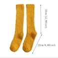 thumbnail image 2 of Women's Coral Fleece Mid-Calf Socks - Warm, Elastic Top, Winter Home Wear - Polyester - One Size, 2 of 2