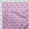 thumbnail image 3 of oneOone Silk Tabby Light Pink Fabric Abstract Floral Craft Projects Decor Fabric Printed By The Yard 42 Inch Wide, 3 of 4