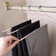 thumbnail image 1 of Z Shaped Pants Hanger Non Slip Heavy Duty Iron Clothes Rack For Closet Space Saving Storage Organizer Singles, 1 of 6