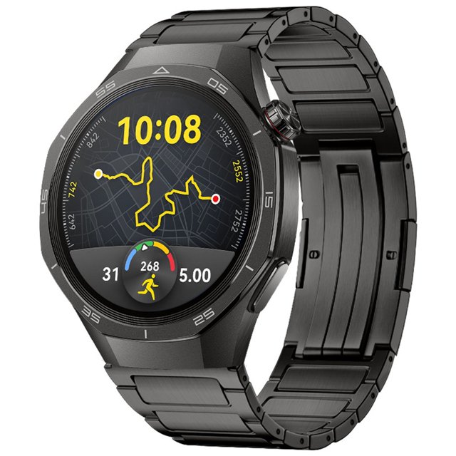 Stainless Steel Metal Replacement Strap Compatible With Smart Watch 5 Pro Durable Band Accessory Featuring Secure Clasp And Universal 20mm Width Design