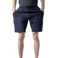 thumbnail image 3 of Zemub Men's Quick Dry Shorts Multi-pocket Training Hiking Pants(Blue,XL), 3 of 8