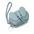 thumbnail image 1 of Portefeuille Éléphant Mignon pour Femmes, Portefeuille Compact en Cuir Wa W4 Z1C9, 1 of 9