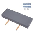 thumbnail image 1 of Milaget Rallonge de Longueur de Table de Massage Housse en PU Fixation Pratique Rallonge Coussin Gris, 1 of 9