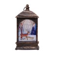 thumbnail image 1 of Christmas Candlestick Table Lamp Ornament  Hanging Wind Light Vintage LED Lantern, 1 of 10