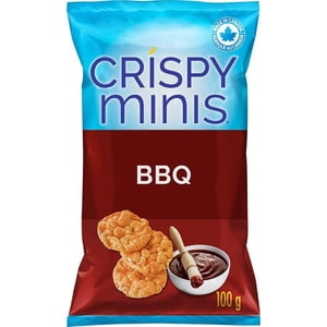 Quaker Crispy Minis Chips de riz brun BBQ