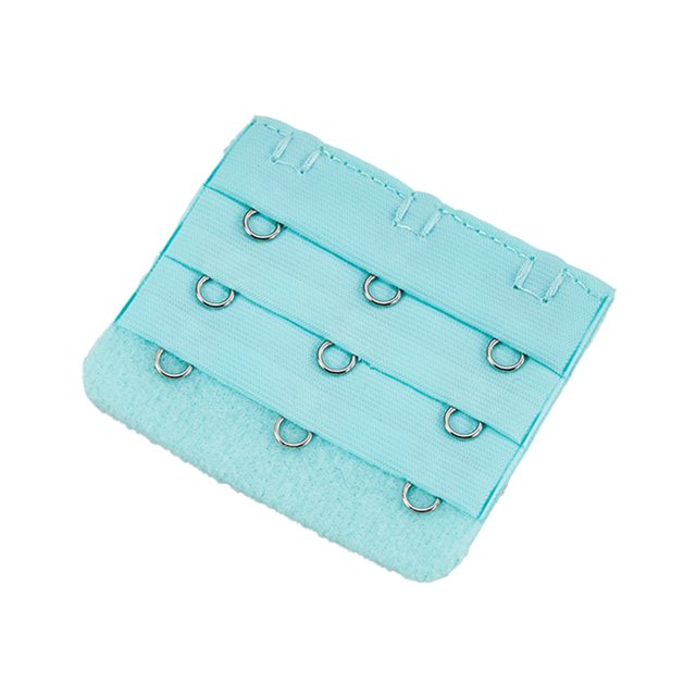 Extension Strap Bra Extender Buckle 3 Hook Women Underwear Practical Accessories Practical Elastic Multicolor Clips Tight 3 Rows Underwear bright blue