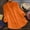 Orange, variant on Women's Knot Long Sleeved Button Down Small V Neck Shirt Loose Multicolor Top Sports Tops for Women Oversize Denim Shirt Ladies Blouses Button down Medium Sleeves for Ladies under Shirts Women Long