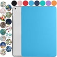 thumbnail image 1 of iPad Mini 7.9 Inch 5 Gen [ Mini 5th Generation 2019 ] A2133 A2124 A2126 MUXH2LL/A MUXF2LL/A MUXG2LL/A Trifold Slim Smart TPU Transparent Back Cover with Adjustable Stand Feature - Blue, 1 of 6