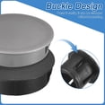 thumbnail image 4 of Uxcell 18pack 22mm(7/8") Nylon Hole Plugs, Flush Type Panel Round Snap In Fastener Knockout Plugs, Brown, 4 of 6