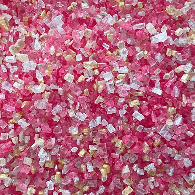 Sucre Grossier Mélange Rose, Or et Blanc 500 g
