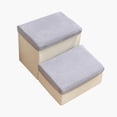 thumbnail image 2 of GROWTH TANK Dog Stairs Puppy Stairs Pet Climbing Ladder Storage Box Non Slip Extra Wide Ramp 2 Ladder 40x35x20cm, 2 of 9