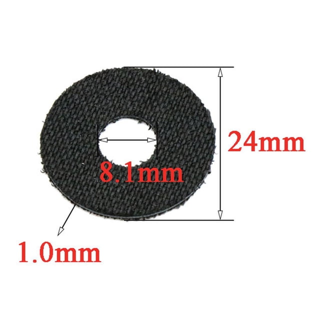 Plaquettes de Frein pour Moulinet de Pêche 1 mm, Rondelle de Retenue en Fibre de Carbone, Rondelles de Roue de Pêche pour Moulinet de Lancer d'Appâts, Accessoires de Moulinet de Pêche Extérieur