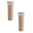 thumbnail image 1 of Oleegame 2PC Trashcans For Bedroom Airtight Food Storage Cereal Plastic Kitchen Pantry Storage Container Green, 1 of 2