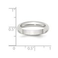 thumbnail image 3 of Mens 4mm Wedding Band Ring in Sterling Silver, 3 of 4