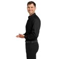 thumbnail image 4 of Port Authority Long Sleeve Carefree Poplin Shirt. W100, 4 of 6