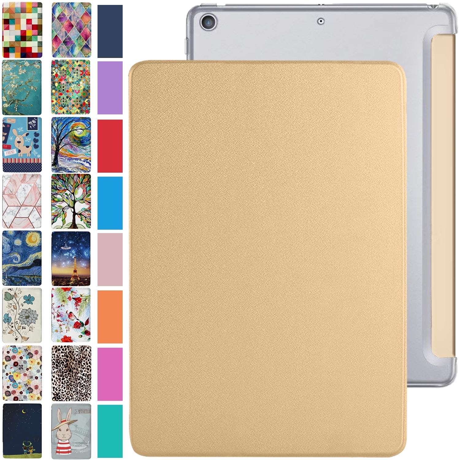 iPad 2016 Pro 9.7 inch Case A1673 MLMP2LL/A MM172LL/A MLMN2LL/A MLMQ2LL/A A1674 A1675 MLMW2LL/A MLMX2LL/A MM192LL/A MLMV2LL/A MLN02LL/A MLMY2LL/A MLN12LL/A MM1A2LL/A MLPX2LL/A MLPY2LL/A - Gold