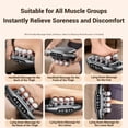thumbnail image 4 of Therapulse Pro Massage, PulseForce Massage, 16-Drive 8-Head Massages Gun Set, 30 Intensity Levels & 3 Smart Modes, 50kg Deep Pressure, for Legs, Back, Arms, Waist (Black,16-heads), 4 of 7