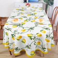 thumbnail image 4 of Oval Tablecloth 60x84in for Oval Table Waterproof Table Cloths for Dining Room Indoor Outdoor Table Cloth, 4 of 5