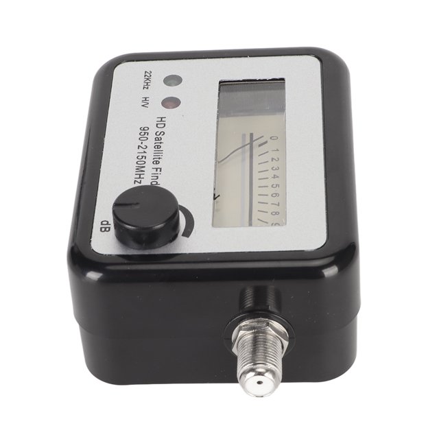 Signal Strength Meter, Digital Satellite Signal Meter ABS DB Level Control 950 To 2150MHz HD C Band 75 Ohm Impedance for Home