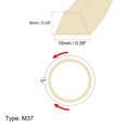thumbnail image 2 of Unique Bargains 2pcs M37 Industrial Sewing Machine Belt 960mm Outer Girth Rubber Triangle V-Belt, 2 of 7