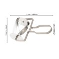thumbnail image 3 of Stainless Steel Croissant Dough Cutter for Uniform Triangle Pastry Cuts, Easy Baking Tool for Home and Professional Kitchens, 3 of 7