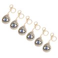 thumbnail image 1 of Rhinestone Eye Keychain, Versatile Black Blue Water Drop Eye Shape Eye Keychain Delicate Add Highlight  For Bag Accessories, 1 of 8