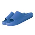thumbnail image 3 of serony 2pcs Home Slippers EVA Non-slip Sandals Couples Open-Toe Thick Sole Slippers, Blue, Suitable for Size 37-38, 3 of 7