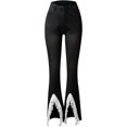 thumbnail image 5 of ORUYROP Micro Pantalon en Denim Taille Haute Slim pour Femmes Jeans Troués, 5 of 5