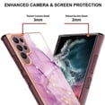 thumbnail image 2 of Samsung Galaxy S22 Plus Case Diamond Platinum Collection Hybrid Bumper Protective Phone Case, Soft, Sleek Protection, Slim Design, Matte Finish - Pink Crown, 2 of 5