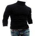 thumbnail image 1 of Pull d'Hiver Chaud en Coton Col Montant pour Hommes, 1 of 5