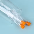 thumbnail image 2 of FRCOLOR test tube 100Pcs Plastic Clear Test Tube for Scientific Experiments Party Candy Storage with Cap(Random Color),2.95"X0.47"X0.47", 2 of 5