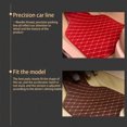 thumbnail image 4 of Maytalsory 4 Pcs Tapis de Sol pour Voiture Doublure Automobile Tapis de Pied Lavable Réutilisable Marron, 4 of 6