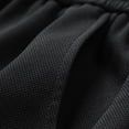 thumbnail image 4 of EOYWHK Mens Gym Shorts Elastic Waist Workout Shorts Drawstring Loose Wide-Leg Half Length Lounge Trouser ,S-3XL, 4 of 5