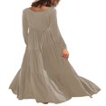 thumbnail image 3 of EIMELI Robes Longues Décontractées à Manches Longues pour Femmes, 3 of 5