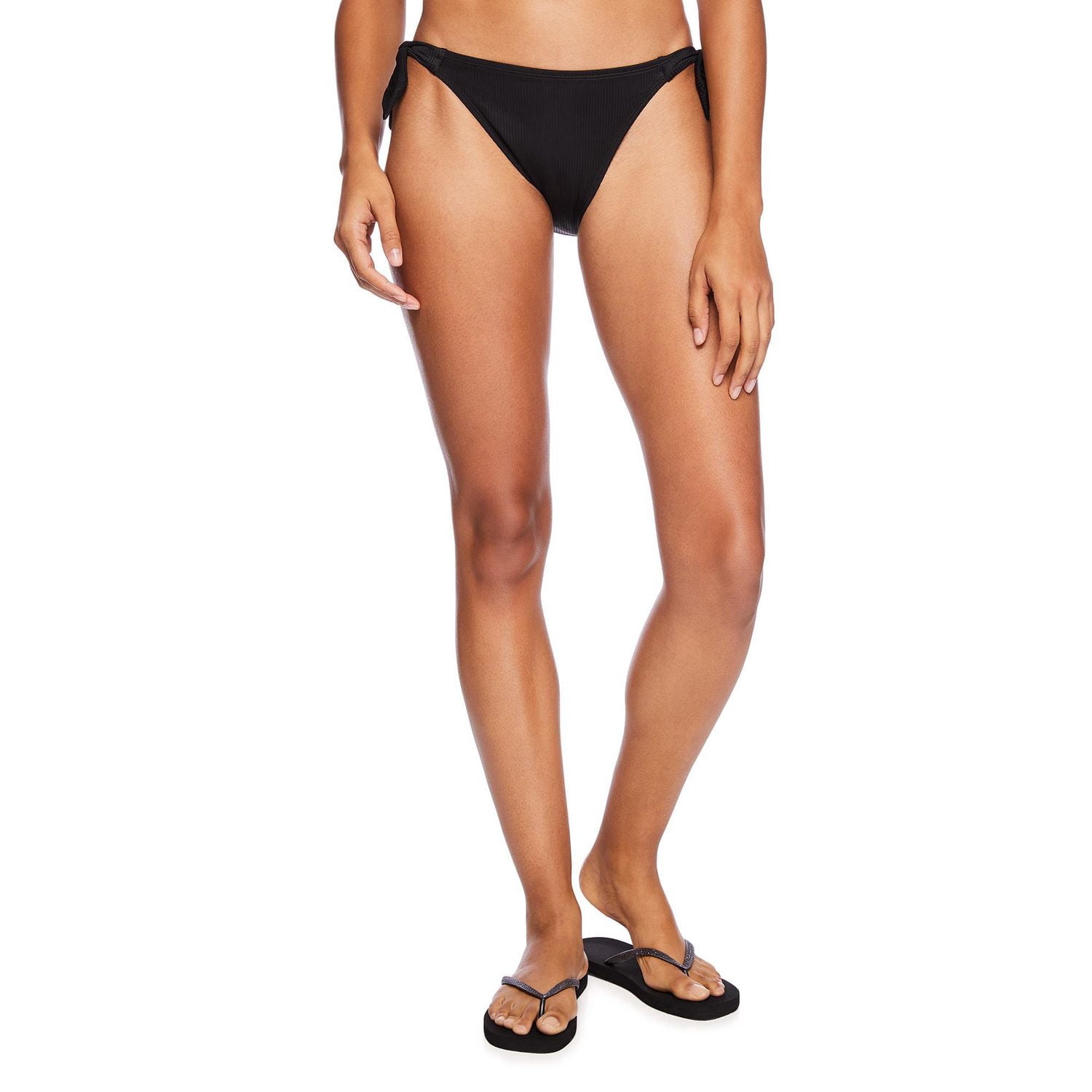 No Boundaries Women's Side Tie Bikini Bottom