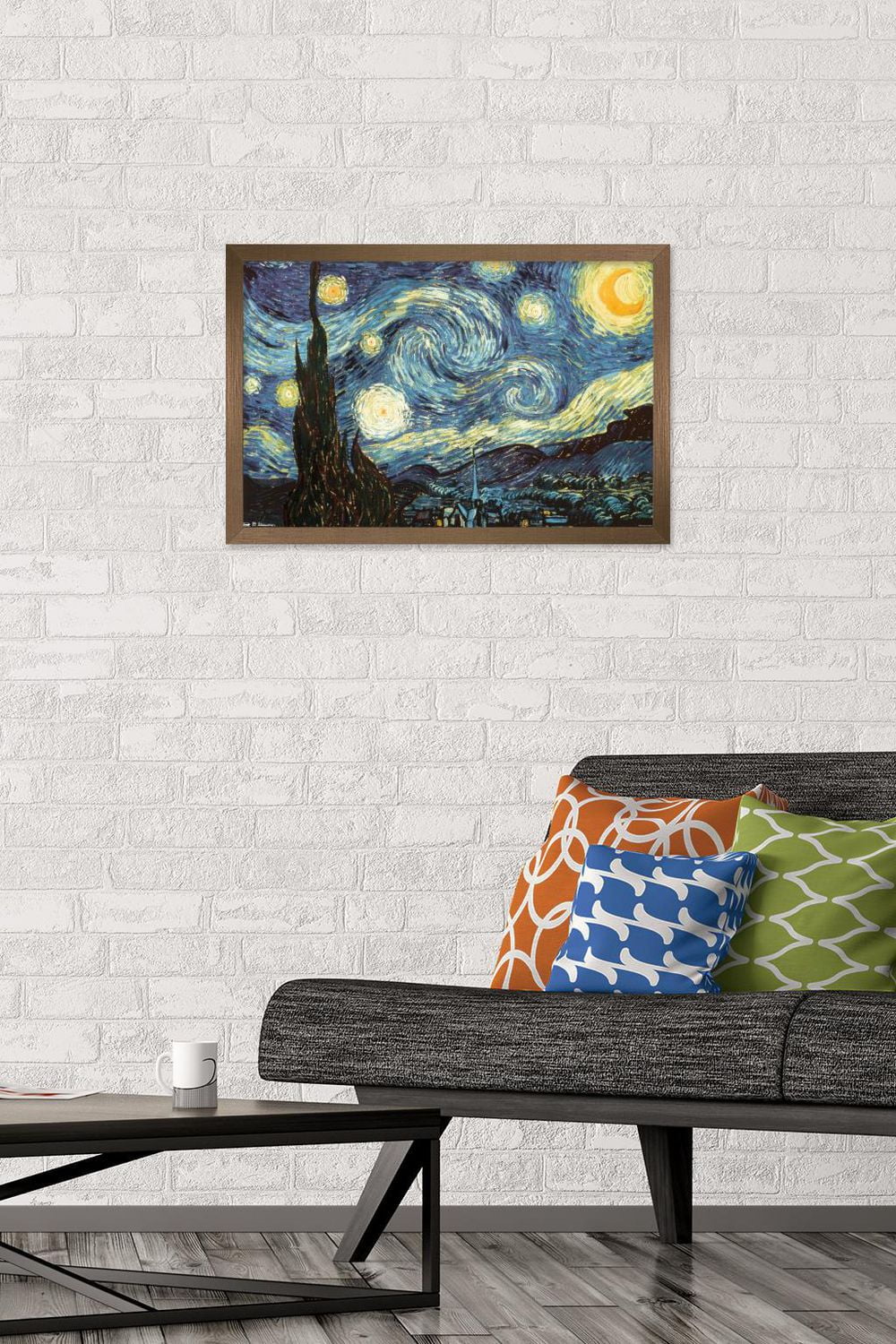 The Starry Night by Vincent van Gogh Wall Poster