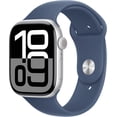 thumbnail image 1 of Refurbished Apple Watch Series 10 Aluminum 46mm A3003 (GPS Only, No Cellular) Silver (Grade A+), 1 of 1