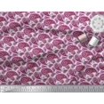 thumbnail image 3 of Soimoi Velvet Fabric Floral & Paisley Decor Fabric Printed Yard 58 Inch Wide, 3 of 5