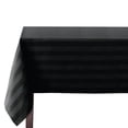 thumbnail image 1 of Nappe rayée en microfibre Hometrends 60x84, noire, 1 of 6