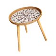 thumbnail image 2 of veasfak Table d'Appoint Table Basse Table d'Accent Rétro pour Salon Jardin Porche F, 2 of 9