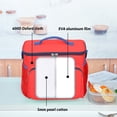 thumbnail image 4 of Portable Soft Sided Cooler Bag - Modern Picnic Lunch Bag - Foldable Soft Cooler Insulated And Leak Proof For Travel, Camping, Beach Picnic, Keeps Warm, Cold, 4 of 5