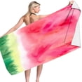thumbnail image 4 of Ganfancp Microfiber Beach Towel Super Lightweight Colorful Bath Towel Sandproof Beach Blanket Multi-Purpose Towel For Travel Swimming Pool 30X60 Inch Holiday Gift Finder, 4 of 7