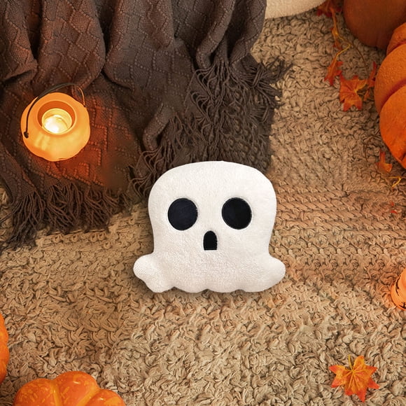 Ywbawe Mignons Coussins d'Halloween avec Motif Skull, Coussin de Voiture Douillet et Coussin de Siège de Sofa, Parfaits pour la Chambre, les Coussins de Bureau et la Déco Festive Liquidation Ventes Aujourd'hui Aubaines Prime