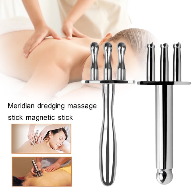 Therapy Stick Multifunctional Ergonomic Design Portable Three Head Massage Therapy Stick for Officer