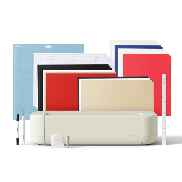 Cricut Explore® 5 Cutting Machine Starter Bundle, Taupe