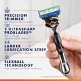 thumbnail image 4 of Gillette Fusion5 ProGlide Power Recharges de Rasoir pour Hommes, 4 Cartouches de Rasoir pour Poignée FlexBall, Lames de Rasoir à 5 Lames, Tondeuse de Précision pour Hommes, 4 of 17