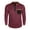 Wine, variant on Men's Business Casual Shirt Mens Casual Dress Shirts Mens Dress Casual Shirts Mens Long Sleeve Tee Mens Fall Shirts(XL)