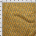 thumbnail image 3 of oneOone Cotton Poplin Fabric Leaves & Floral Block Decor Fabric Printed BTY 56 Inch Wide, 3 of 5
