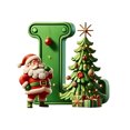 thumbnail image 2 of Nilvkv 26 Letters Christmas Tree Decoration Pendant Christmas Tree Ornaments Personalized DIY Christmas Ornaments Christmas Decoration Xmas Tree Hanging Decor Feature, 2 of 6