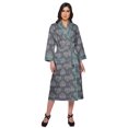 thumbnail image 1 of Moomaya Printed WoMen's Robe Dressing Gown With Pockets Bath Robe Girls, 1 of 6